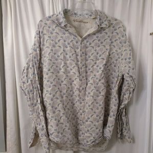 Carribean 100% Linen Button Up Shirt